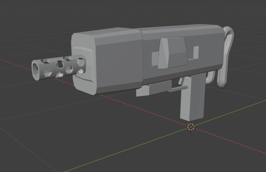 AfterMind 3D SMG Silah Modeli